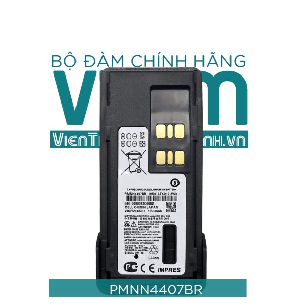 PIN BỘ ĐÀM MOTOROLA PMNN4407BR