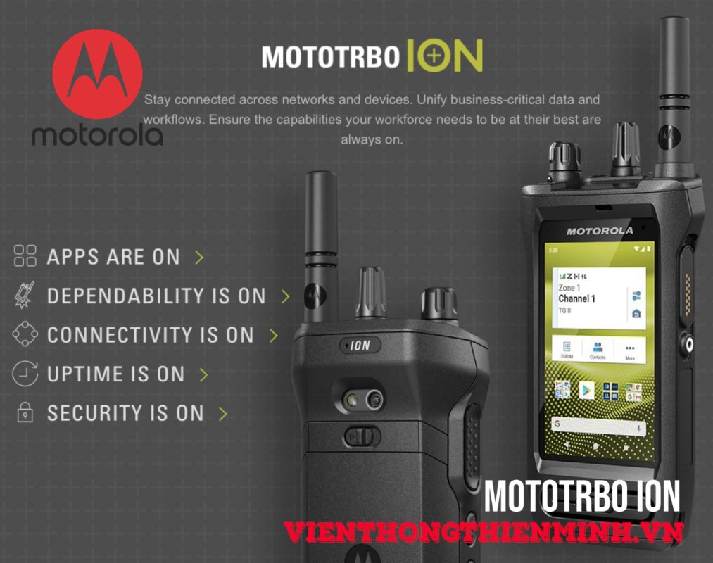 máy bộ đàm digital motorola ION chính hãng