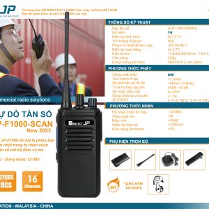 CATALOG BỘ ĐÀM TỰ DÒ TẦN SỐ JP-F1000 SCAN