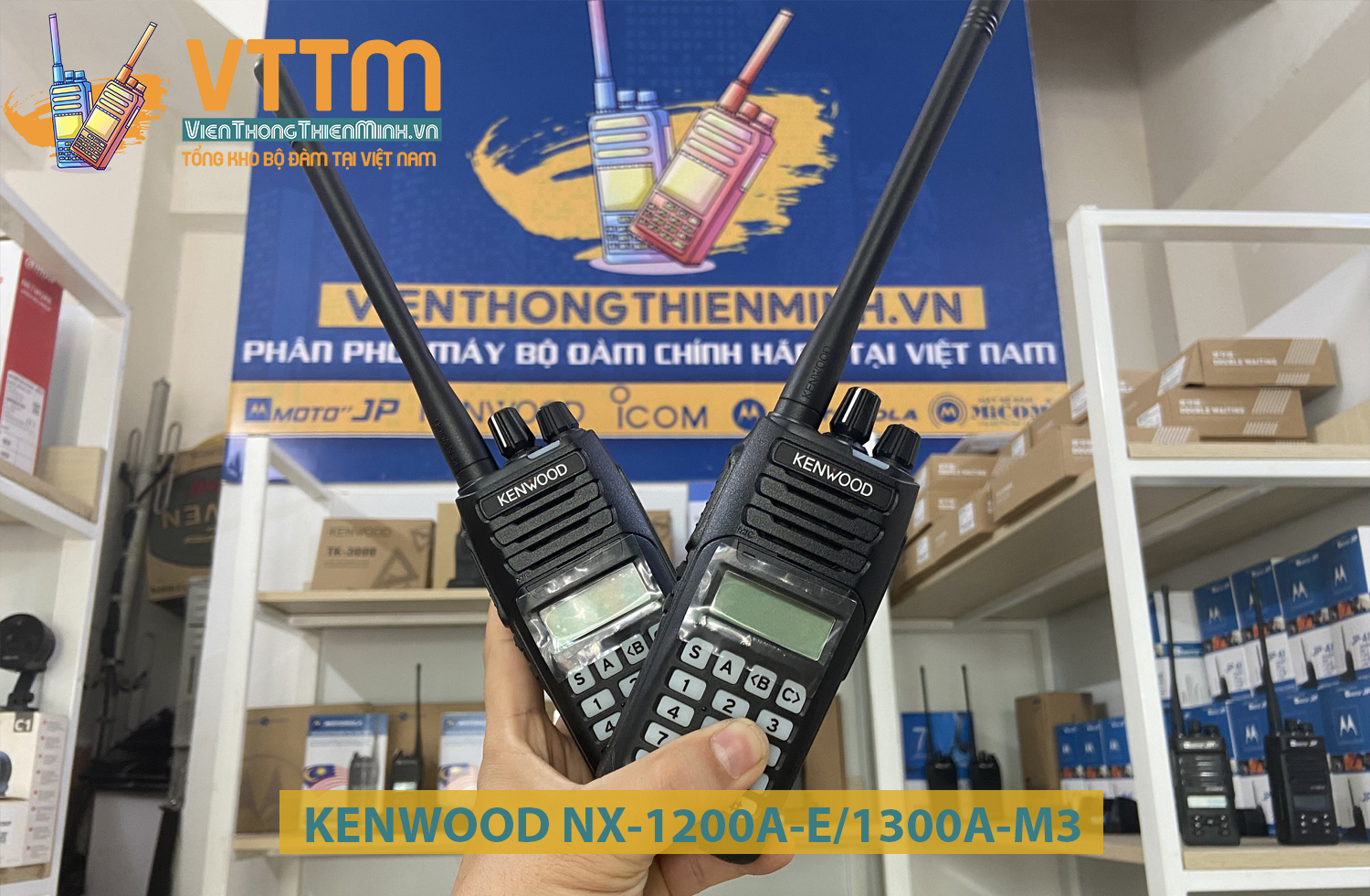 MÁY BỘ ĐÀM KENWOOD NX-1300D-M3 chính hãng singapore