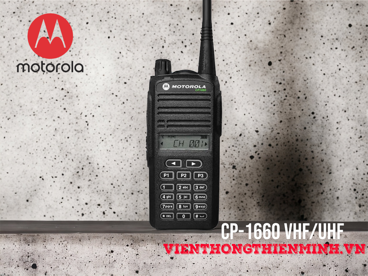 máy bộ đàm motorola cp-1660 chính hãng MALAYSIA