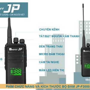 máy bộ đàm MOTO JP-F3000-A 199 kênh