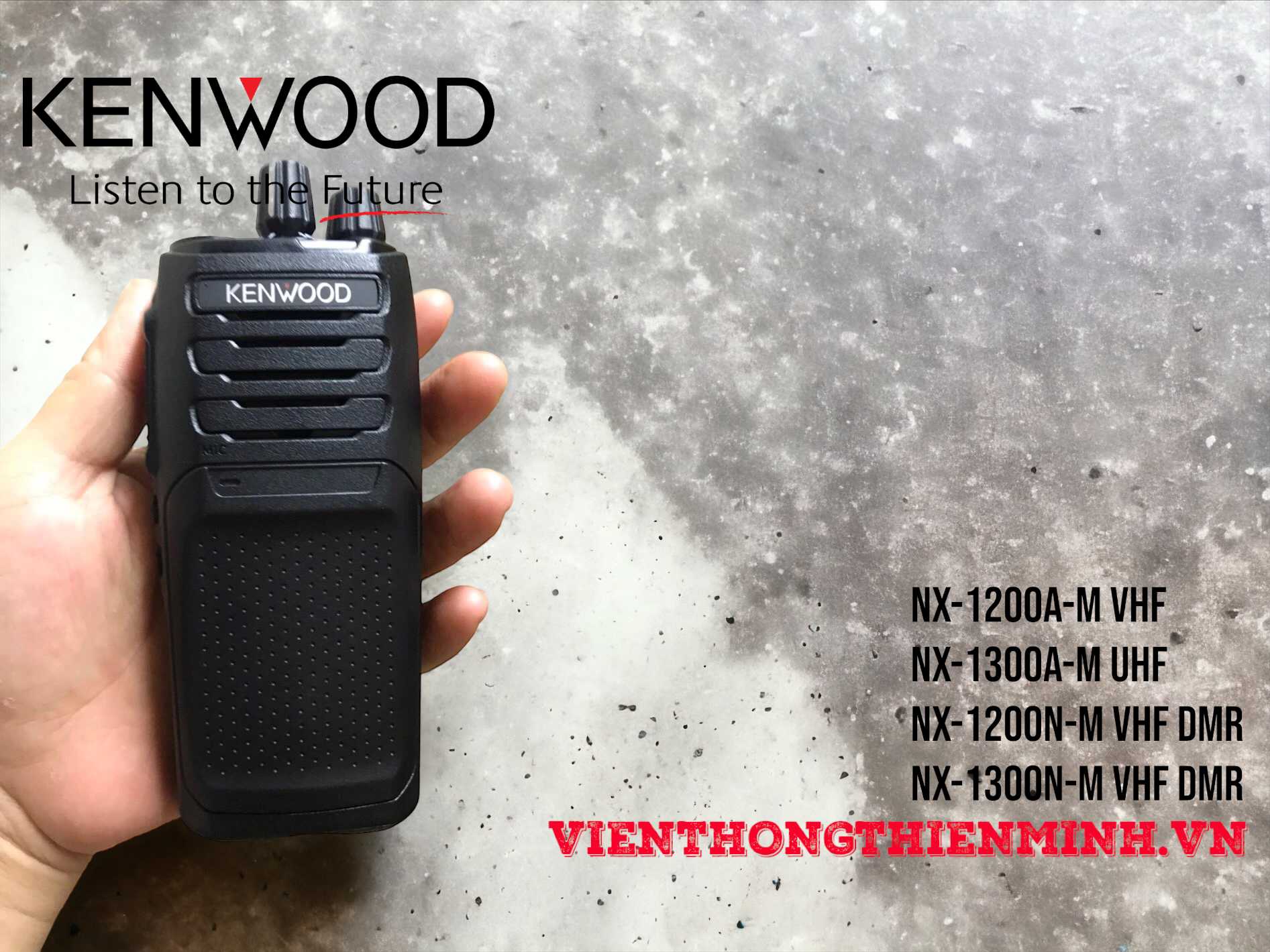 Máy bộ đàm Kenwood NX-1200A-M VHF chuẩn DMR 