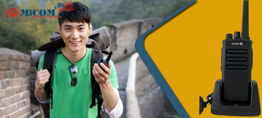 bộ đàm dùng cho đi phượt , trekking