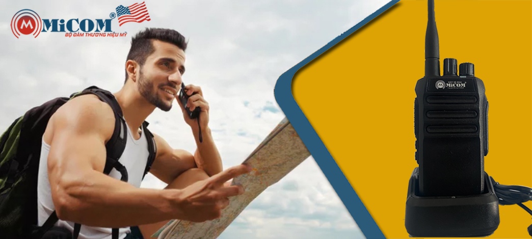 bộ đàm dùng cho đi phượt , trekking