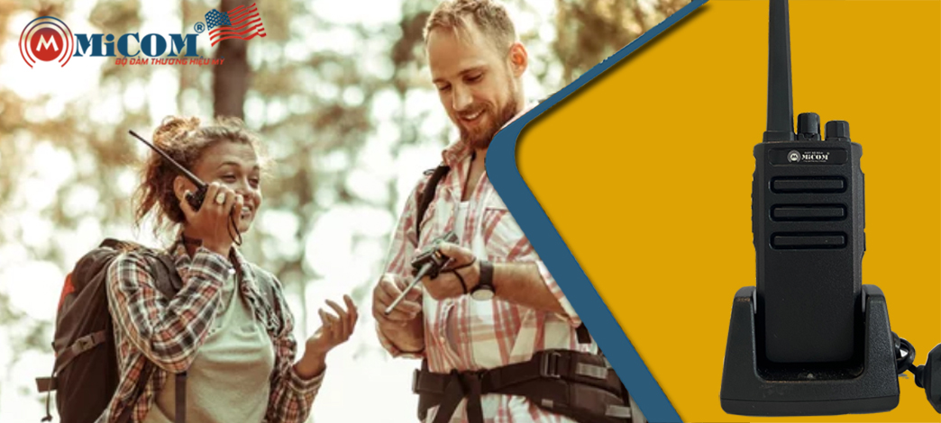 bộ đàm dùng cho đi phượt , trekking