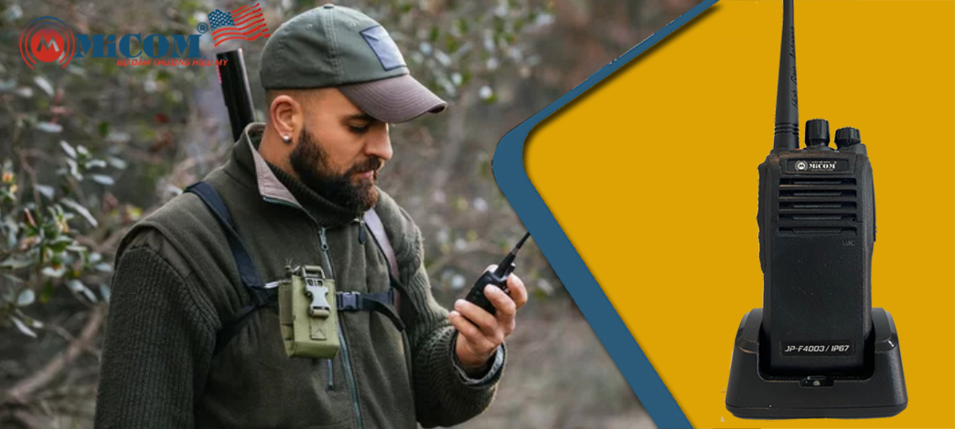 bộ đàm dùng cho đi phượt , trekking