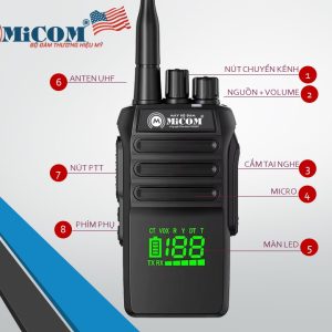 bộ đàm MiCOM JP-F3000A kỹ thuật số thương hiệu Mỹ