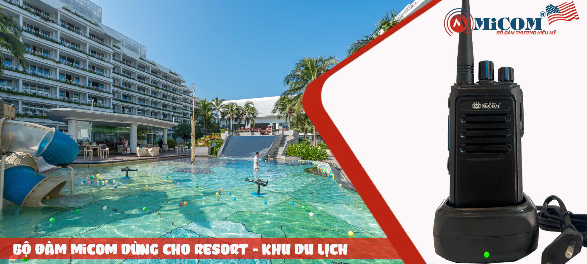 BỘ ĐÀM MICOM DÙNG CHO RESORT VÀ KHU DU LỊCH
