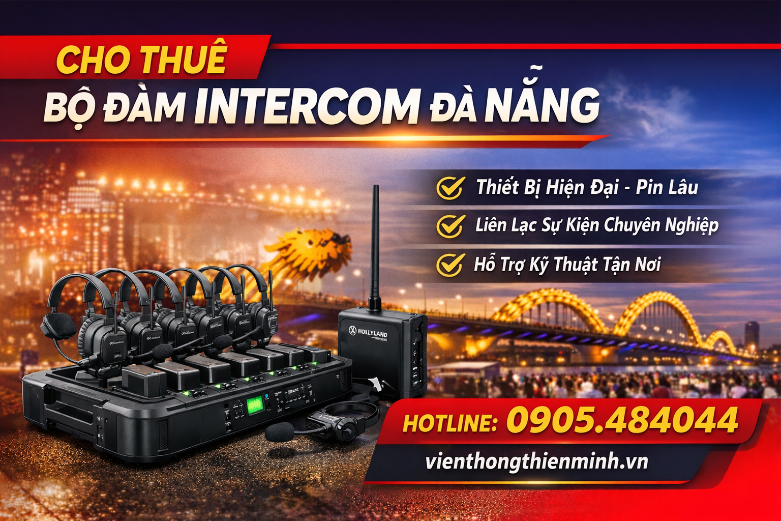 thuê bộ đàm Intercom Đà Nẵng