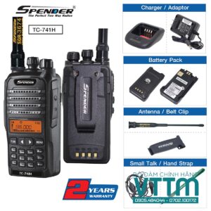 Bộ đàm Spender TC-741H VHF cầm tay, liên lạc hiệu quả