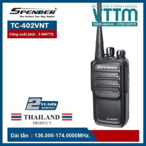 Máy Bộ Đàm Cầm Tay Spender TC-402VNT Chính Hãng, Bền Bỉ Tại Maitel