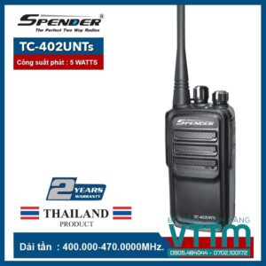 Máy bộ đàm Spender TC-402UNT cầm tay chính hãng, liên lạc hiệu quả